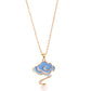 Classic Auspicious Cloud Handmade Enamel Drip Earrings and Necklace