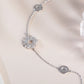Jinsha Site Sun and Immortal Bird Bracelet Zircon Chain S925 Silver Zircon
